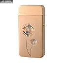 クロス・アーク USB充電 ライター フラワー ピンクゴールド 電子ライター アドミラル産業 71460300