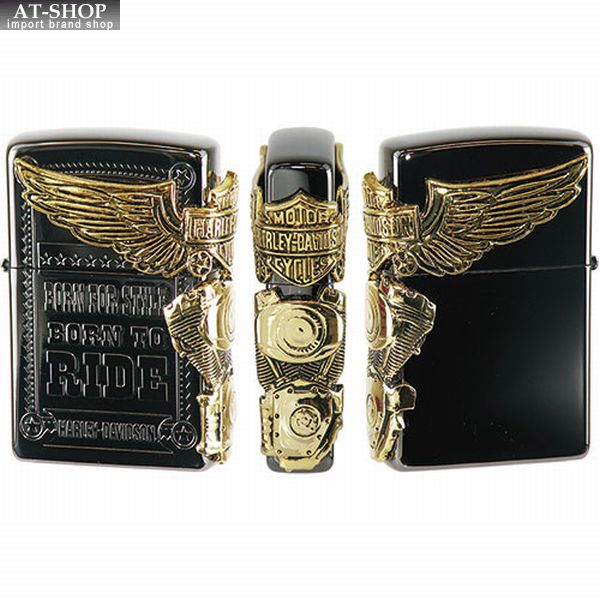 チタン・Zippo ジッポー ZIPPO ハーレーダビッドソン HARLEY-DAVIDSON HDP-48 チタンブラック