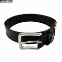 カーハート ベルト Carhartt メンズ レザーベルト 牛革 Burnished Leather Box Buckle Belt 34インチ(ウエスト81-91cm) ブラック/シルバー