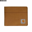 メンズ 財布 カーハート Carhartt 二つ折り財布 メンズ 財布 小銭入れ無し Saddle Leather Bifold Wallet ブラウン おしゃ...