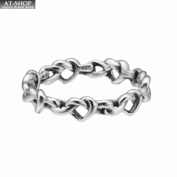 パンドラ リング PANDORA 指輪 Knotted Hearts Ring スターリングシルバー925 レディースアクセサリー 48（日本サイズ約7〜8号）