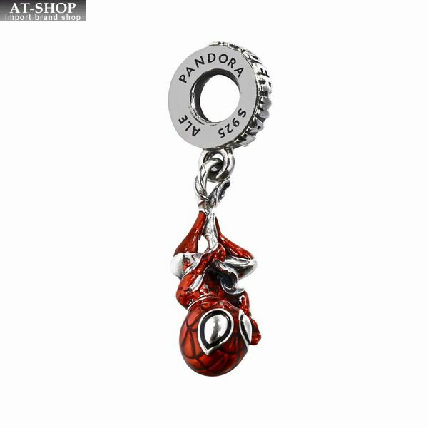 パンドラ チャーム PANDORA Marvel Hanging Spider-Man Dangle Charm スターリングシルバー925 ブレスレットチャーム レディースアクセサリー