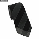 ダンヒル ネクタイ DUNHILL メンズ ネクタイ シルク 約7cm ストライプ柄 ブラック プレゼント ギフト ラスト1本 特価セール