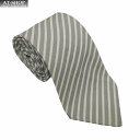 アルマーニネクタイ コレッツオーニ アルマーニ COLLEZIONI ARMANI メンズ ネクタイ 7.5cm ストライプ柄 ホワイト×グレー 数限定アウトレット特価セール!お得!早い者勝ち!