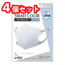 4個セット ユニ・チャーム 超快適スマートカラー MyPalette White×Gray ホワイト・グレー ふつう 7枚 4903111564576(4)