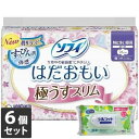 【今ならシルコットウェットプレゼント】6個セット ソフィ はだおもい 極うすスリム 特に多い昼用 260羽つき 17コ入