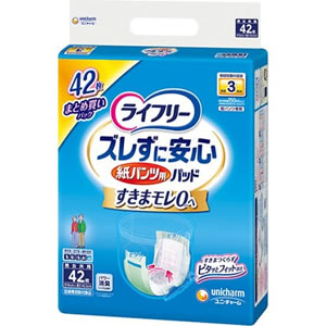 【エントリーでポイント10倍　8月1日9:59まで】ユニ・チャーム ライフリー ズレずに安心紙パンツ専用尿とりパッド長時間用3回吸収 42枚