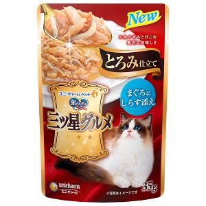 銀のスプーン 三ツ星グルメ パウチ とろみ仕立て まぐろにしらす添え35g【銀のスプーン】