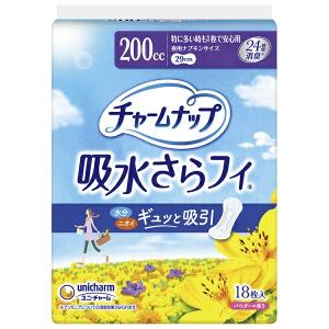 Rakuten - 【全品エントリーでポイント10倍　4月27日09:59まで】【MIZUNO靴下1足プレゼント】5個セット 4903111533305 チャームナップ 吸水さらフィ 安心用 羽なし 18枚入※メーカー都合によりパッケージ、デザインが変更となる場合がございます