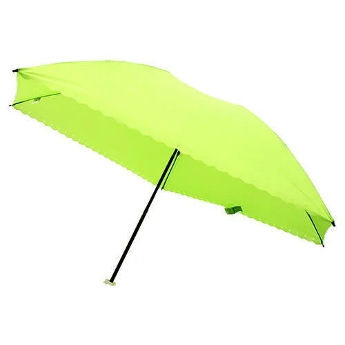 Rakuten - 超軽量傘 53cm UVION STAR ヒートカット(逆簡単開閉式) ライトグリーン 傘 折りたたみ傘 雨傘 日傘 晴雨兼用 UVION