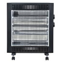 【ショップレヴュー実績4.8超え】カーボンヒーター 600W 1200W 2段階切替 キャスター付 ON-10(4)