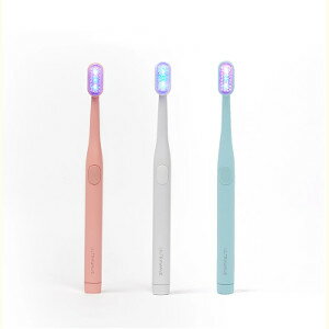 楽天アット通販【2023年3月 月間優良ショップ】2個セット LEDライト歯ブラシ MDK-LT33 ホワイト