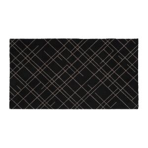 【ショップレヴュー実績4.8超え】Tica Copenhagen　フロアマット67×120 LINES Black/Sand
