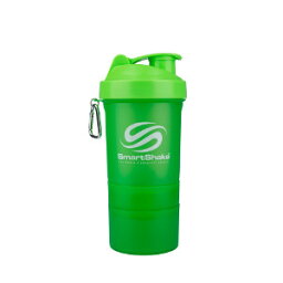 【2023年3月 月間優良ショップ】【例外ポイント2倍】プロテインシェーカー Smartshake O2GO 600ml ネオングリーン