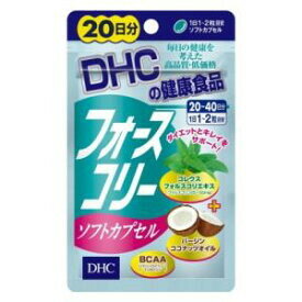 【2023年3月 月間優良ショップ】【例外ポイント2倍】DHC　20日 フォースコリーソフトカプセル