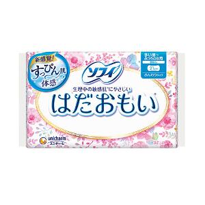 2個セット ユニ・チャーム ソフィ はだおもい 多い昼〜ふつうの日用 羽なし 21cm 32コ入