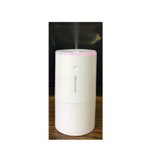 小型超音波加湿器「ミラー」充電式 ピンク