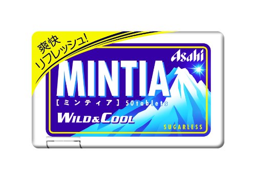 【送料込】 アサヒ ミンティア ワイルド&クール 50粒 ×10個セット (お菓子・タブレット・ミン ...