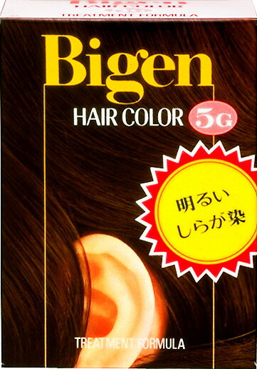 【送料込・まとめ買い×27個セット】 ホーユー ビゲン ヘアカラー 5G 明るい白髪染め