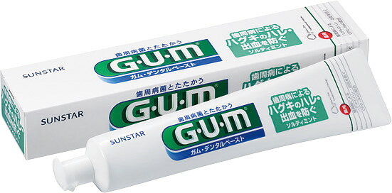 【送料込・まとめ買い×80個セット】 サンスター GUM ガム デンタルペースト ソルティミント150g 【歯周病予防】