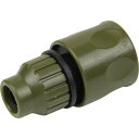 【送料込・まとめ買い×240個セット】セフティー3 コイルホース用コネクター olive(1コ入)