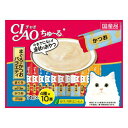 【送料込・まとめ買い×8個セット】いなば チャオちゅ〜る まぐろ・かつお バラエティ 4種×10本入