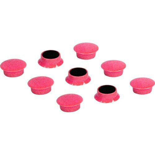 【送料込】藤原産業 E-Value カラーマグネット 小 直径20mm レッド EMT-09RE(9コ入) 1個