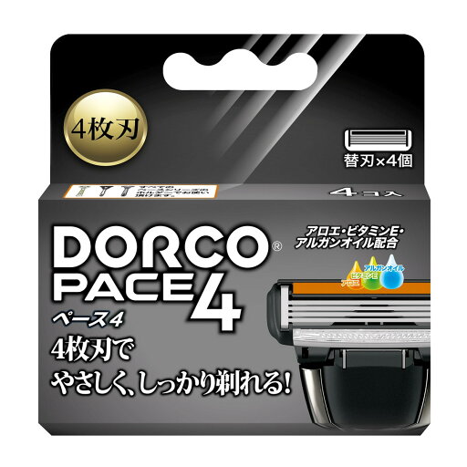 【配送おまかせ】ドルコ PACE4 ペース4 替刃 4個入り 1個 【配送おまかせ】ドルコ PACE4 ペース4 替刃 4個入り 1個