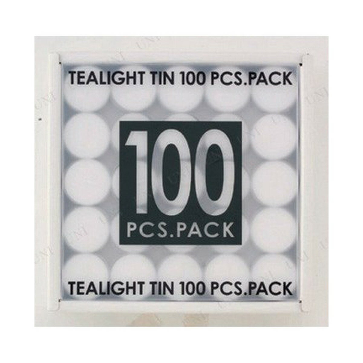 【送料込・まとめ買い×8個セット】カメヤマ ティーライト ティン 100個入