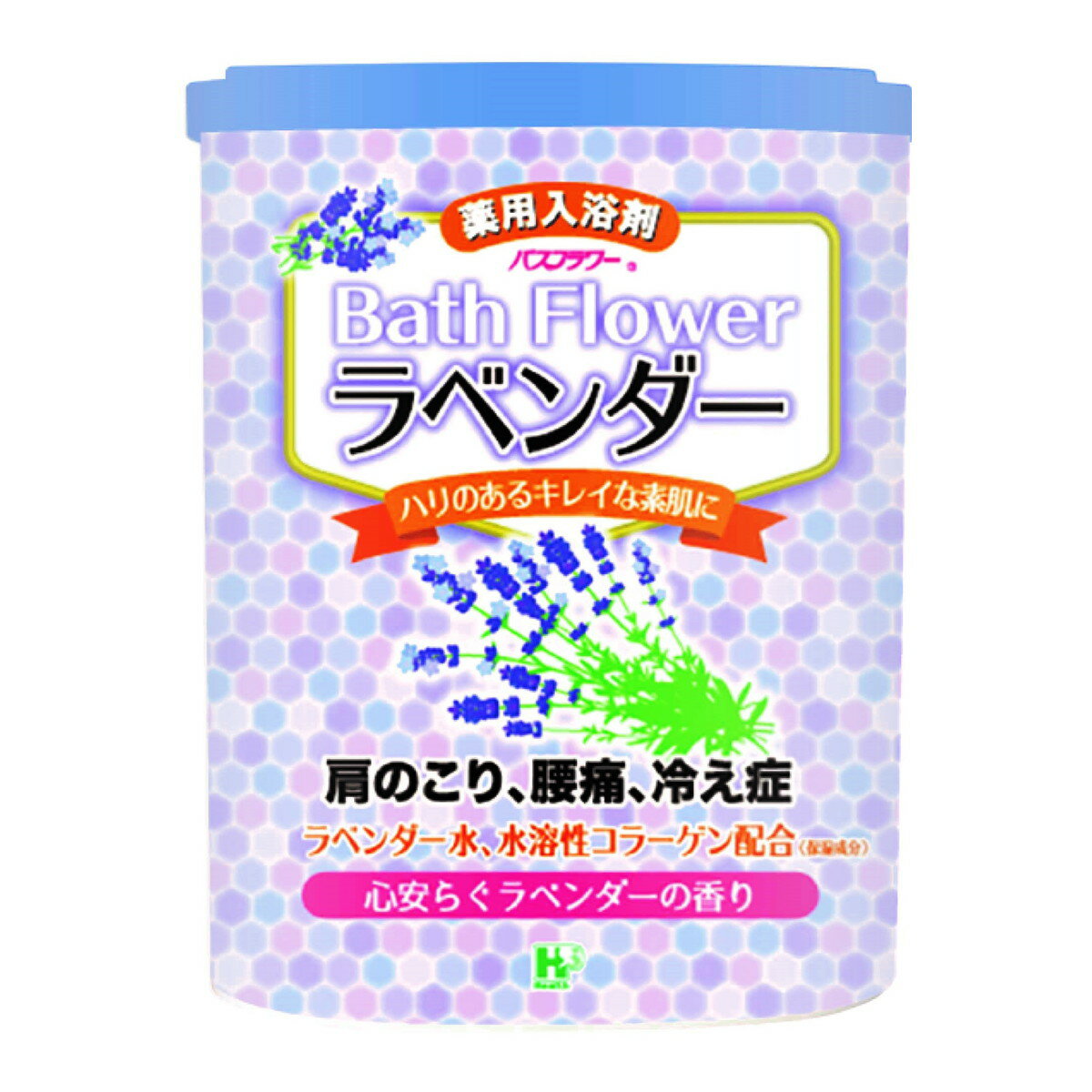 【送料込・まとめ買い×18個セット】ヘルス バスフラワー ラベンダー 心安らぐラベンダーの香り 680g 薬用入浴剤