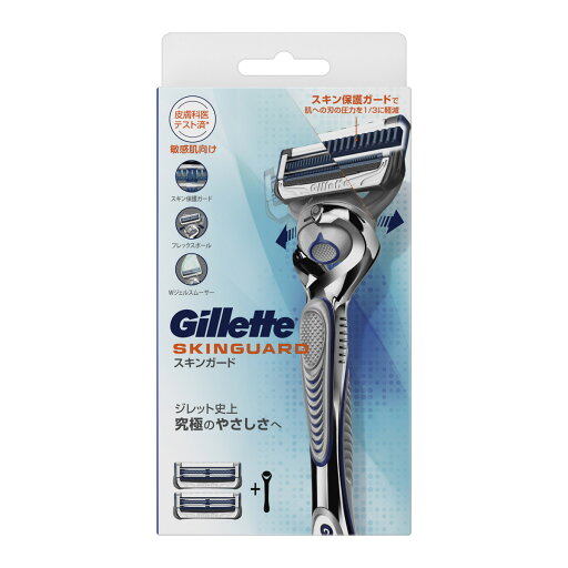 【送料込・まとめ買い×6個セット】P&G ジレット スキンガード フレックスボール マニュアル ホルダー + 替刃2個入 【送料込・まとめ買い×6個セット】P&G ジレット スキンガード フレックスボール マニュアル ホルダー + 替刃2個入