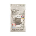 【送料込・まとめ買い×180個セット】エレネ 3AIR スリーエア カラーマスク COLOR MASK グレー 7枚入(4)