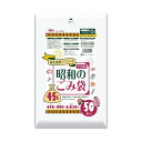 【送料込・まとめ買い×15個セット】ハウスホールドジャパン GI54 再生原料 ポリ袋 45L 半透明 50枚入(3)