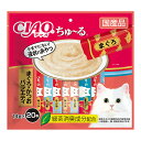 【送料込・まとめ買い×16個セット】いなば CIAO ちゅーる まぐろ・かつおバラエティ 14g×20本入り