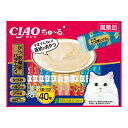 【送料込・まとめ買い×8個セット】いなば CIAOちゅーる かつお海鮮バラエティ 14g×40本