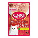 【配送おまかせ】いなば CIAO チャオ パウチ グレインフリー まぐろ ささみ入りほたて味 40g 1個