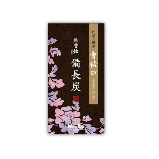【送料込】日本香堂 香結び 無香性備長炭 バラ詰 110g 線香 1個 【送料込】日本香堂 香結び 無香性備長炭 バラ詰 110g 線香 1個