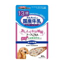 【送料込】ドギーマン 13歳から用 わんちゃんの国産牛乳 スープごはん ビーフと緑黄色野菜入り 80g 1個