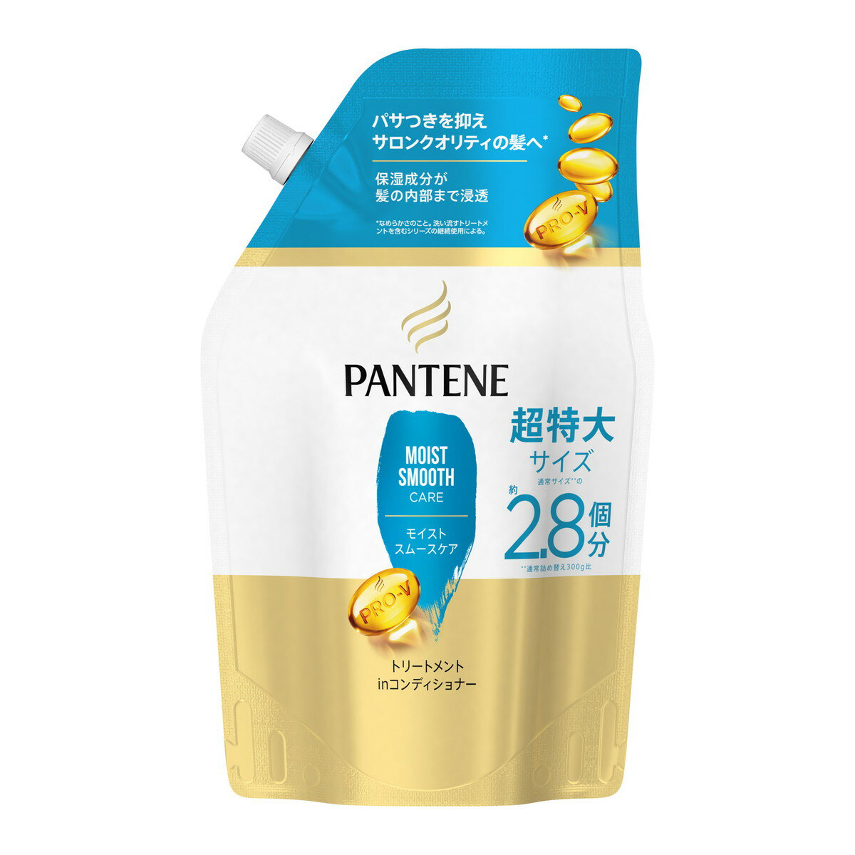 【今月のオススメ品】P&G パンテーン モイストスムースケア トリートメントinコンディショナー つめかえ用 超特大サイズ 860g 【tr_826】