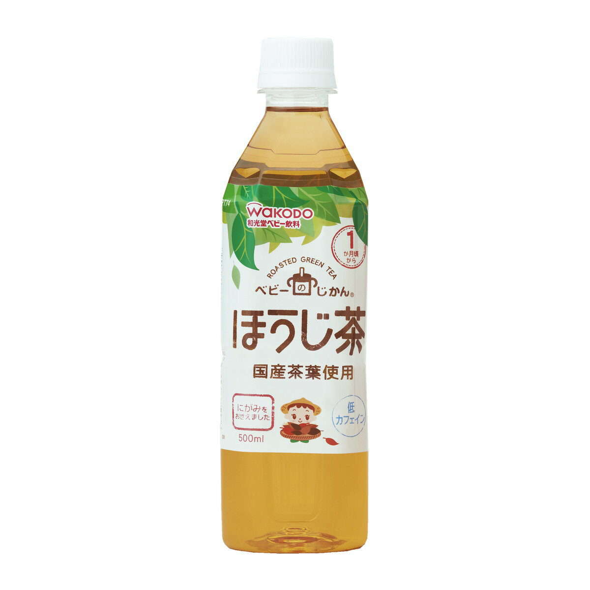 【送料込・まとめ買い×24個セット】和光堂 ベビーのじかん ほうじ茶 500ml