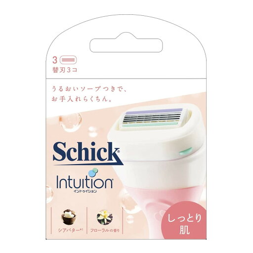【送料込】Schick イントゥイション しっとり肌 替刃 3コ入 1個 【送料込】Schick イントゥイション しっとり肌 替刃 3コ入 1個