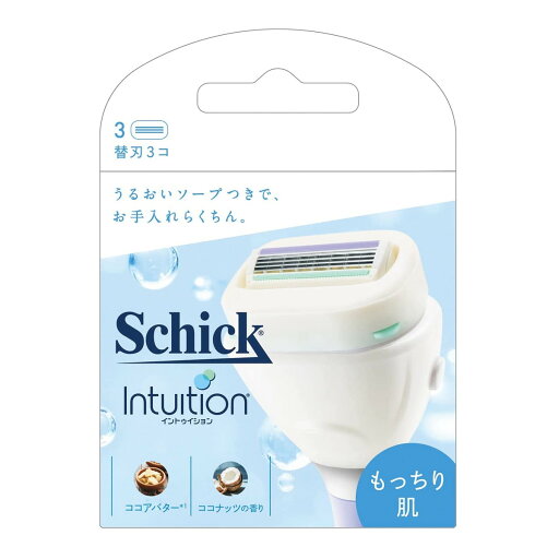 【送料込】Schick イントゥイション もっちり肌 替刃 3コ入 1個 【送料込】Schick イントゥイション もっちり肌 替刃 3コ入 1個