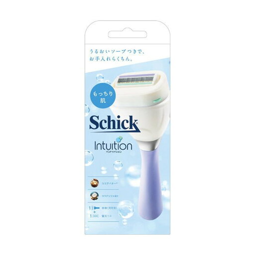 【送料込】Schick イントゥイション もっちり肌 スリムホルダー ホルダーに装着済み刃+替刃1コ 女性用カミソリ 1個 【送料込】Schick イントゥイション もっちり肌 スリムホルダー ホルダーに装着済み刃+替刃1コ 女性用カミソリ 1個