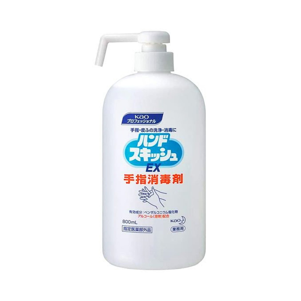 【送料込】花王プロフェッショナル 業務用 ハンドスキッシュ EX 本体 ショートノズル 800ml 1個