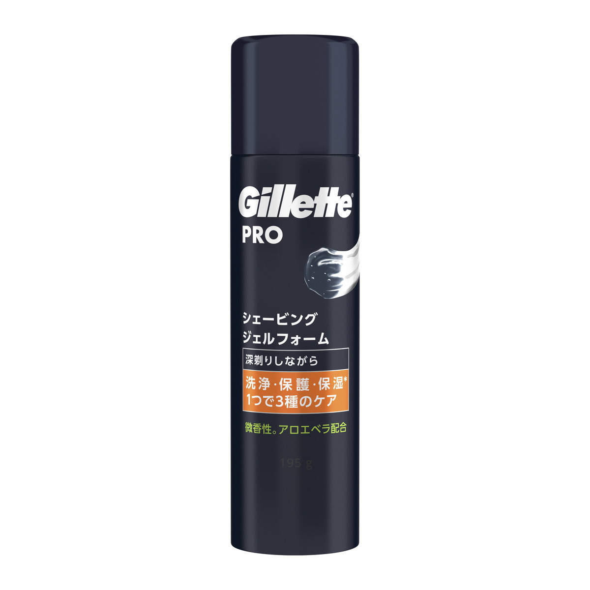 【送料込】P G ジレット Gillette PRO シェービング ジェルフォーム 195g 1個