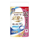 【送料込・まとめ買い×6個セット】大王製紙 エリエール 消臭+ トイレットティシュー 芯からしっかり香るフレッシュクリアの香り たっぷり長持ち 12ロール ダブル(3)