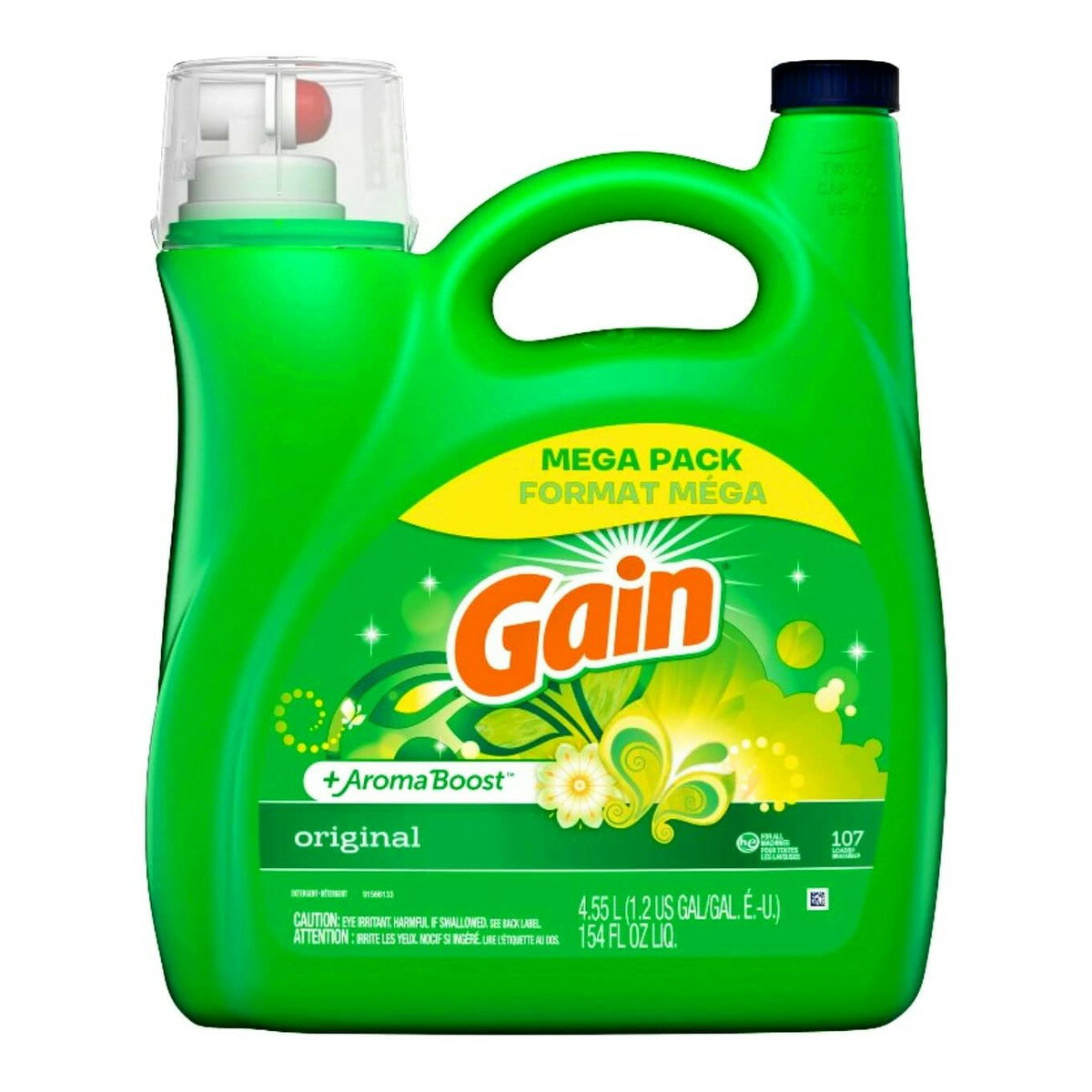 【送料込・まとめ買い×4個セット】Gain ゲイン オリジナル 洗濯用洗剤 4550ml