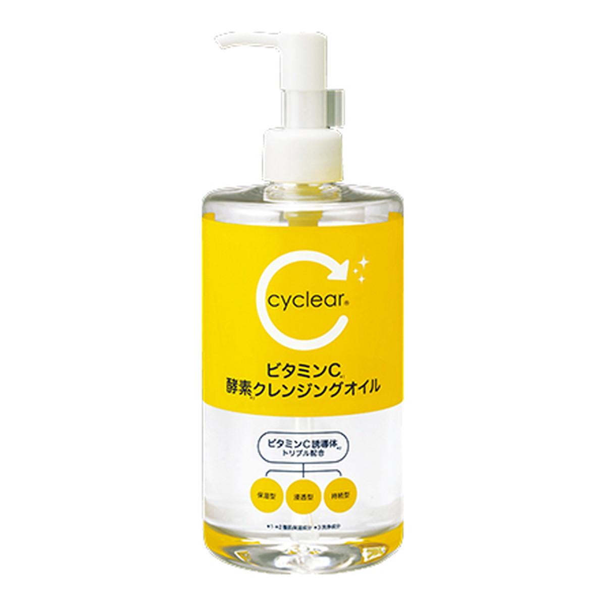 【送料込】熊野油脂 cyclear ビタミンC 酵素クレンジングオイル 400ml 1個