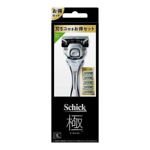 【送料込】シック・ジャパン Schick シック キワミ KIWAMI 極敏感肌用CPホルダー 刃付+替刃4コ 1個 【送料込】シック・ジャパン Schick シック キワミ KIWAMI 極敏感肌用CPホルダー 刃付+替刃4コ 1個