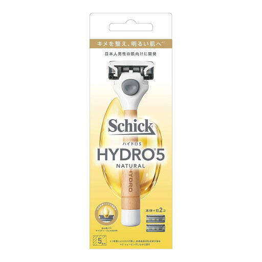 【送料込】 シック・ジャパン schick シック ハイドロ5 ナチュラル ホルダー(刃付き+替刃1コ) カミソリ 1個 【送料込】 シック・ジャパン schick シック ハイドロ5 ナチュラル ホルダー(刃付き+替刃1コ) カミソリ 1個